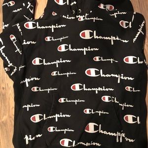 Champion Multi Script Hoodie